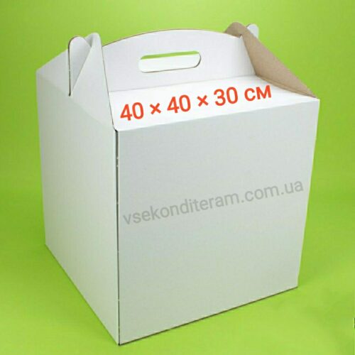 коробка для торта 40х40х30 см