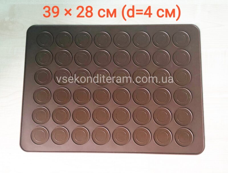 силиконовый коврик для макаронс 39х28 см